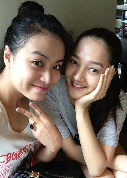 Khoảnh khắc ít son phấn của Hoàng Thùy Linh bên Bảo Anh.