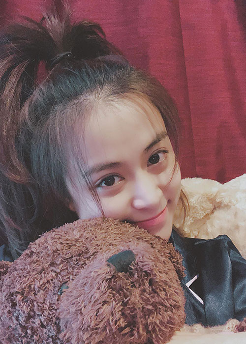 Nữ ca sĩ không ngần ngại khoe khoảnh khắc đáng yêu ở đời thường.