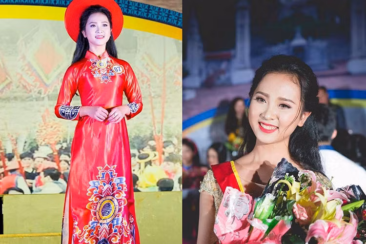 Hình ảnh Diệu Ngân xinh đẹp trong cuộc thi Người đẹp thanh niên thanh lịch huyện Diễn Châu 2017.