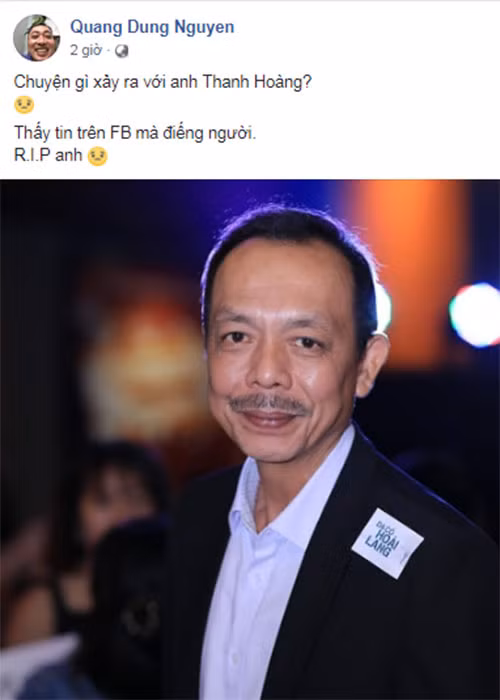 Đạo diễn Quang Dũng "điếng người" khi nghe tin dữ về tác giả vở kịch "Dạ cổ hoài lang".