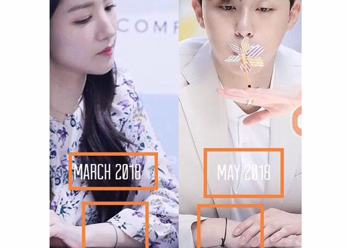 Người hâm mộ soi cặp đôi diễn viên phim " Thư ký Kim sao thế" từng đeo vòng tay đôi. Ảnh: Fanpage