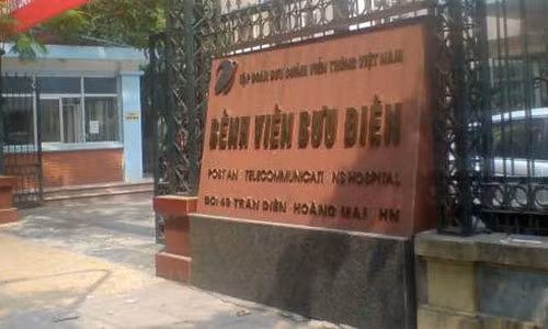 Bệnh viện Bưu Điện - nơi xảy ra sự việc.