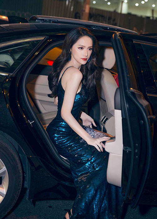 Tham gia các sự kiện, Hương Giang luôn trở thành tâm điểm của sự chú ý.