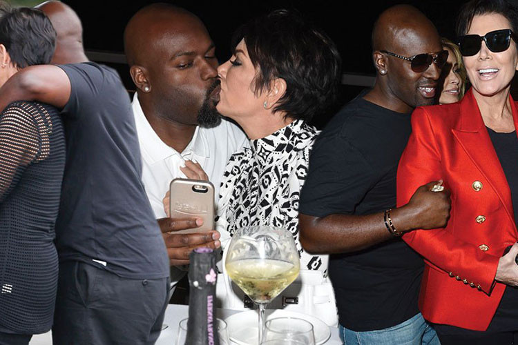 Mặc khoảng cách 25 tuổi với Corey Gamble, Kris Jenner - mẹ của Kim Kardashian vẫn quấn quýt bên bạn trai trong 2 năm. Ảnh: Okmagazine
