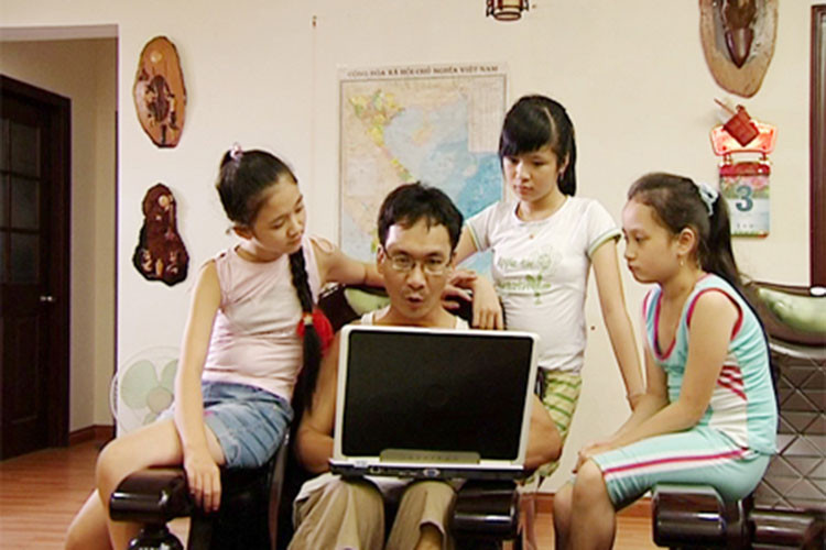 Hà Anh cũng từng tham gia diễn xuất trong phim "Lập trình trái tim". Ảnh: Doisongphapluat