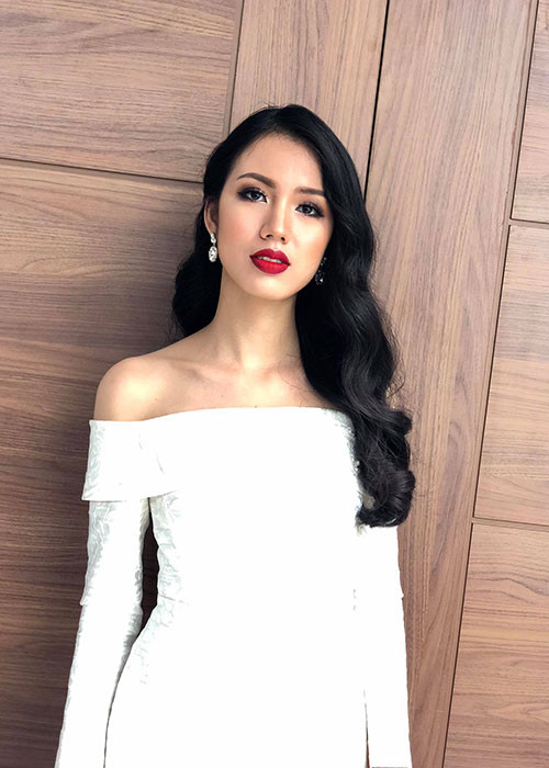 Đăng ký tham gia cuộc thi Hoa hậu Việt Nam 2018, Tuyết Trang đặt mục tiêu sẽ lọt chung kết. Ảnh: FBNV