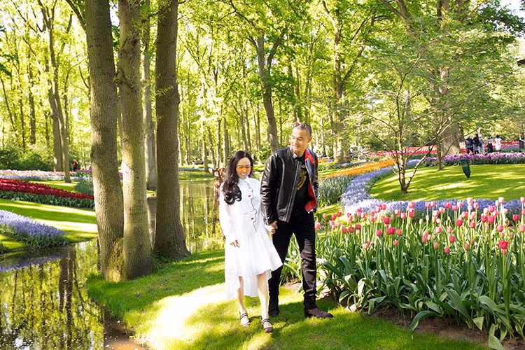 Quách Ngọc Ngoan và bạn gái doanh nhân thường xuyên đi du lịch cùng nhau.