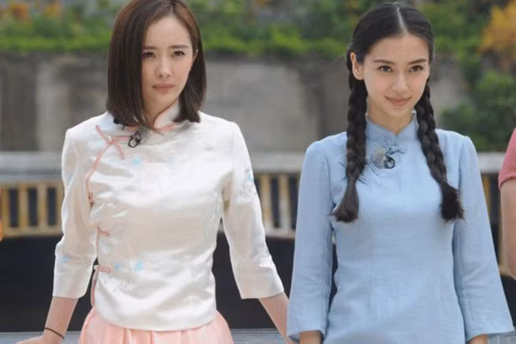 Dương Mịch và Angelababy đọ sắc khi cùng tham gia gameshow. Ảnh: Sian