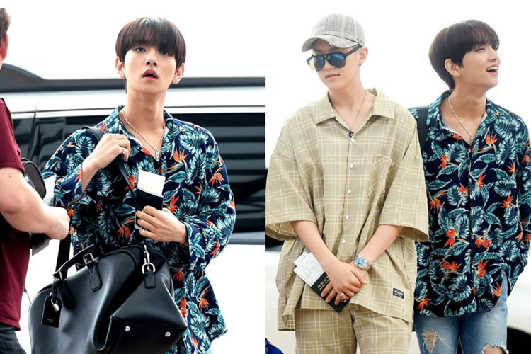 Joshua (SEVENTEEN): Trong thời điểm mùa hè, những phục trang khiến công chúng liên tưởng đến kỳ nghỉ vui tươi được ưa chuộng khá nhiều. Nam thần tượng nhóm SEVENTEEN được khen ngợi trông giống như một chàng trai vừa trở về từ chuyến nghỉ mát tại vùng biển.