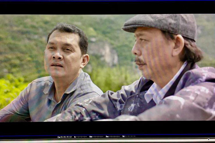 Thanh Hoàng mắc bệnh ung thư nhưng anh vẫn đóng phim, viết kịch bản những lúc sức khỏe ổn định. Ảnh: FBNV