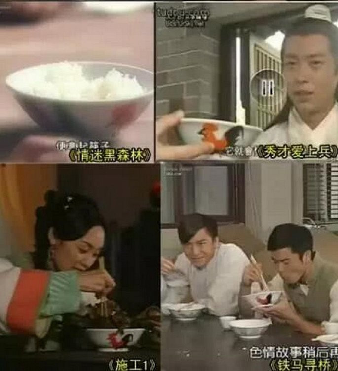 Đài truyền hình danh tiếng Hong Kong khiến người xem thất vọng vì sự tiết kiệm. Đạo cụ, phục trang dùng từ phim năm này đến hàng chục năm sau. Đây được coi là chiếc bát thần thánh trong TVB. Theo tờ Youtian, bát con gà trống chẳng khác gì "linh vật" của nhà đài khi được tái sử dụng suốt 30 năm. Từ phim cổ trang đến hiện đại, từ phim thời đầu ra mắt đến tận bây giờ, chiếc bát vẫn đi cùng thời gian.