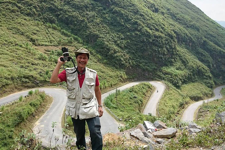 Thái Phiên hiện gây chú ý với các tác phẩm tại triển lãm ảnh khỏa thân ở Hà Nội. Ảnh: FBNV