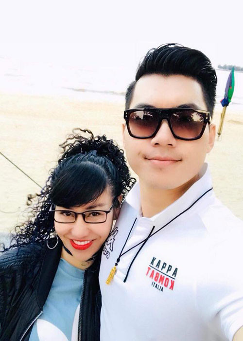 Nam diễn viên hiện không chia sẻ nhiều về bà xã doanh nhân trước báo chí.