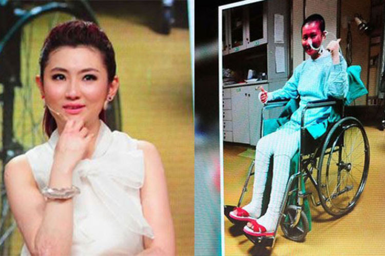 Giống Triệu Lệ Dĩnh, Selina gặp tai nạn phim trường. Năm 2010, đóng phim "Tôi có hẹn với mùa xuân", cô bị bỏng nặng vì sự sơ ý của đoàn làm phim trong cảnh thực hiện thuốc nổ giả. Ảnh: Vietnamnet