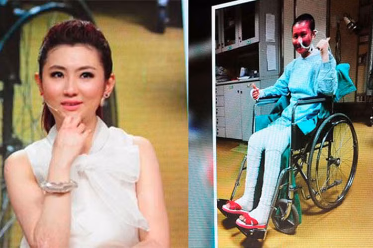 Giống Triệu Lệ Dĩnh, Selina gặp tai nạn phim trường. Năm 2010, đóng phim "Tôi có hẹn với mùa xuân", cô bị bỏng nặng vì sự sơ ý của đoàn làm phim trong cảnh thực hiện thuốc nổ giả. Ảnh: Vietnamnet