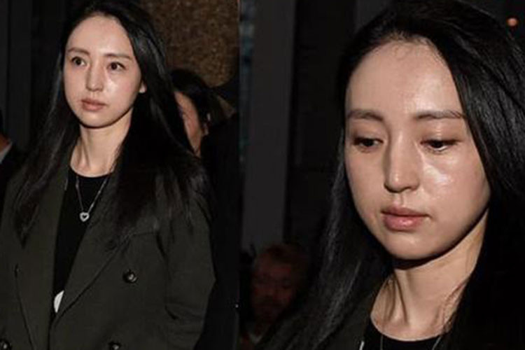 Đổng Tuyền trông bơ phờ từ khi chồng vướng scandal. Ảnh: 163