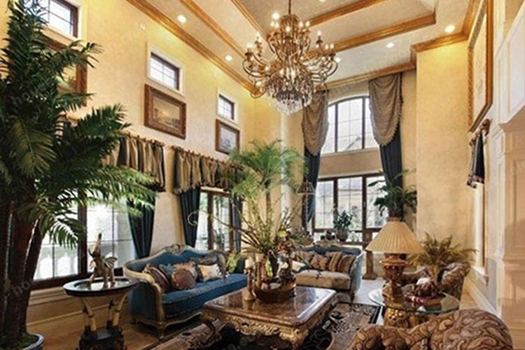 Nội thất bên trong căn biệt thự đẹp lung linh. Có thể nói vợ chồng Thư Kỳ là những đại gia bất động sản.