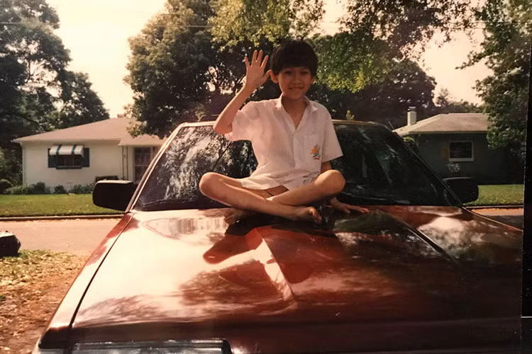 Dương Triệu Vũ chia sẻ một trong bức ảnh đầu tiên của anh chụp tại Mỹ.