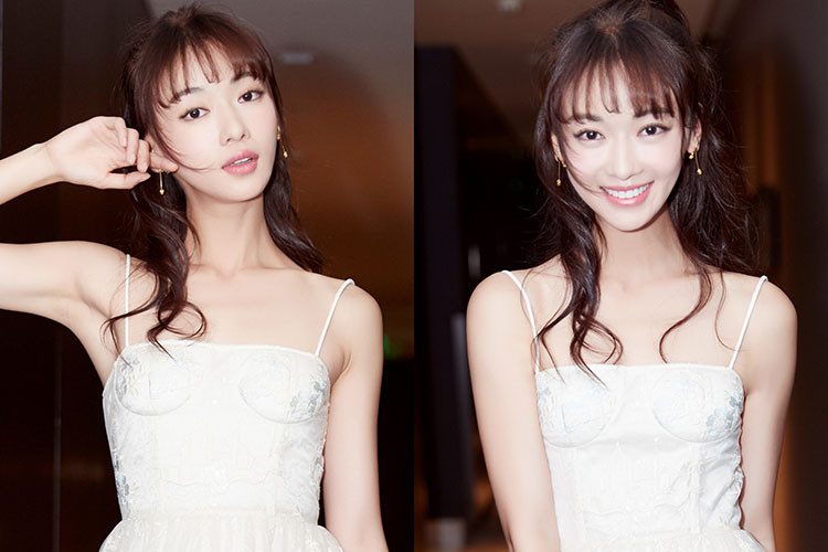 Nữ diễn viên sinh năm 1990 xinh đẹp nhưng nhan sắc không quá nổi bật. Ảnh: Weibo