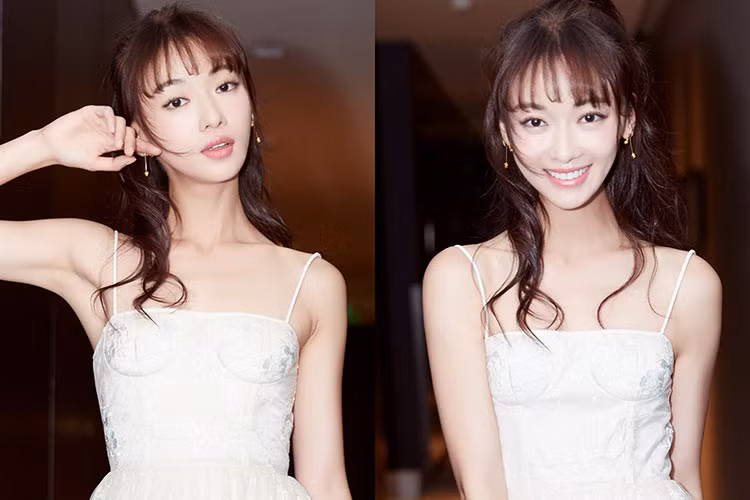Nữ diễn viên sinh năm 1990 xinh đẹp nhưng nhan sắc không quá nổi bật. Ảnh: Weibo