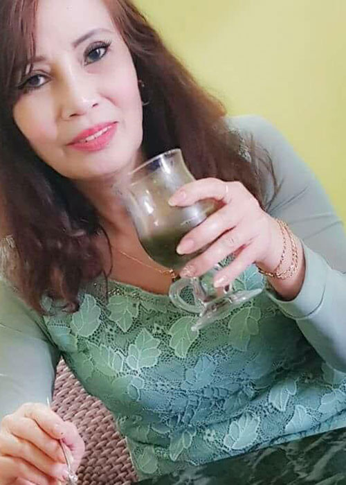 Bà Thu Sao cho biết họ quen nhau qua mạng xã hội.