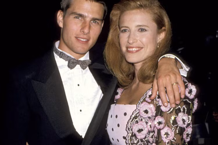 Tom Cruise kết hôn lần đầu tiên vào năm 1987 với nữ diễn viên Mimi Rogers. 2 năm sau đó, hai người chia tay. Ảnh: Eonline