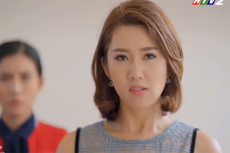 Thúy Ngân xuất thân là người mẫu, từng đoạt danh hiệu Á khôi 1 cuộc thi Hoa khôi trang sức 2009. Trước vai Hân của “Gạo nếp gạo tẻ”, cô miệt mài đóng phim nhưng chưa gây chú ý. Ảnh: VTC