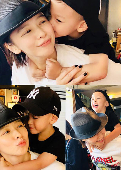 Con trai của Từ Nhược Tuyên tên Dalton. Cậu nhóc càng lớn càng kháu khỉnh.