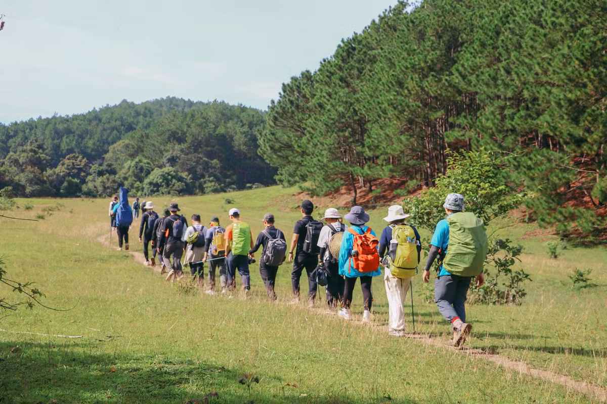 Tà Năng - Phan Dũng là một trong những cung trekking dài và đẹp nhất Việt Nam, nổi tiếng với những cảnh quan hùng vĩ và không gian thiên nhiên hoang sơ. Ảnh Yến Nguyễn