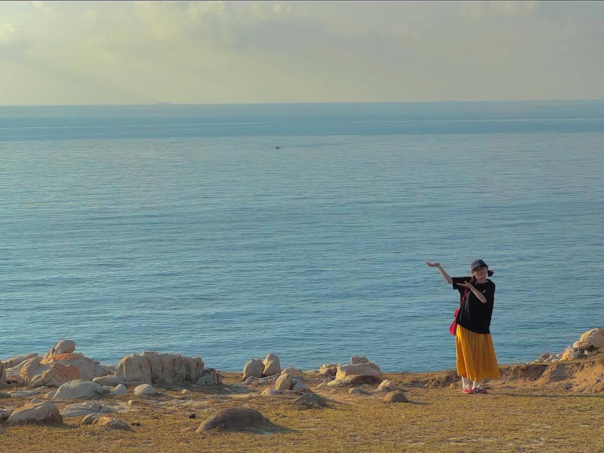 Công viên đá Ninh Thuận nằm trong khu vực vườn quốc gia Núi Chúa, thuộc xã Vĩnh Hải, huyện Ninh Hải. Ảnh Hoàng Thị Phương