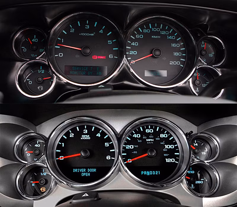 Bảng táp-lô điều khiển trên chiếc ZIL 41041 AMG giống hệt với bảng táp-lô trên chiếc xe tải GMC Sierra 2007 của Mỹ. Nguồn ảnh: Englishrussia.