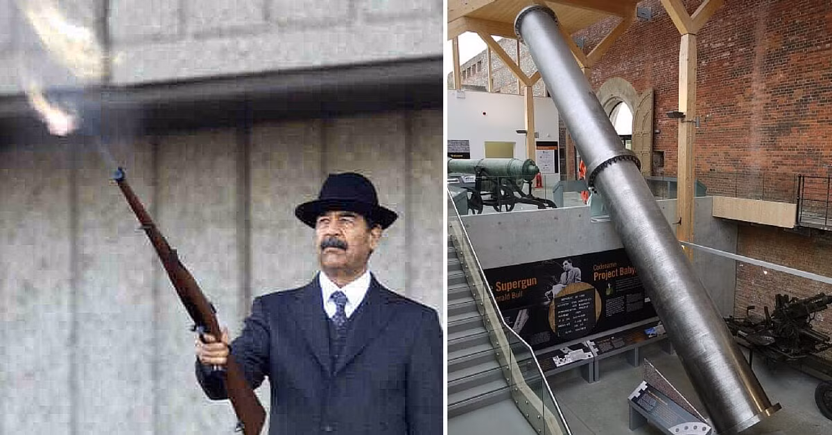 Mặc dù vậy, dự án Babylon đã không thể được hoàn thành và ngoài một vài phát bắn thử nghiệm ra, khẩu siêu pháo này không được phép đưa vào sử dụng trong thực địa do vẫn còn mắc phải một vài sự cố kỹ thuật và kỹ sư trưởng người Canada, ông Gerald Bull đã bị ám sát ở Brussel vào tháng 3/1990 nên dự án để đời này của ông đã không thể được hoàn thành. Nguồn ảnh: Pinterest.