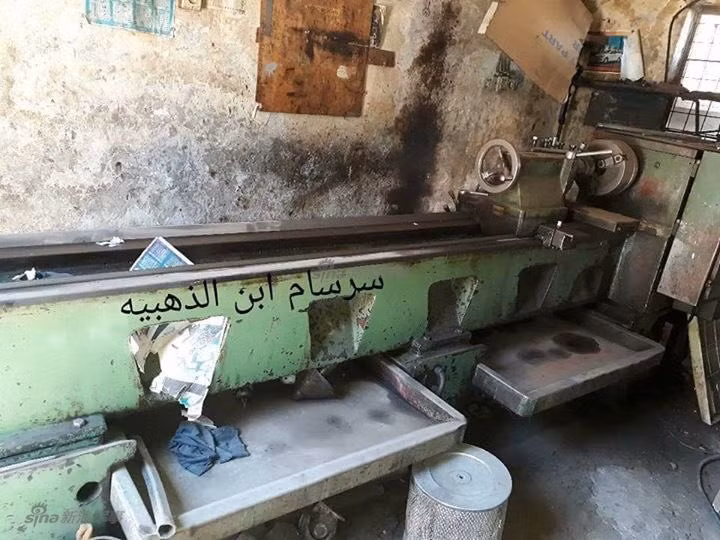 Một khu sản xuất chế tạo vũ khí của phiến quân IS được phía quân đội Iraq tìm thấy bên trong thành phố Mosul. Nguồn ảnh: Sina.