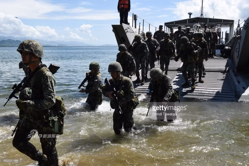 Các hoạt động của cuộc tập trận không chỉ dừng lại ở việc diễn tập quân sự mà còn tập dượt phản ứng trong các tình huống thiên tai, thảm hỏa tự nhiên, viện trợ nhân đạo,... Nguồn ảnh: Gettyimg.