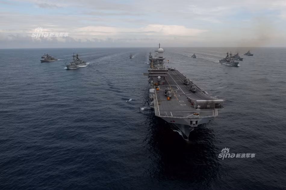 Kể từ khi được nhập vào biên chế chính thức của Hải quân Italia, tàu sân bay Cavour đã trở thành soái hạm chủ lực của lực lượng hải quân nước này. Nguồn ảnh: Wiki.