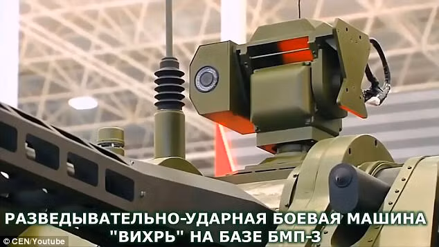 "Lanh xuong song" xe tang khong nguoi lai cua Nga