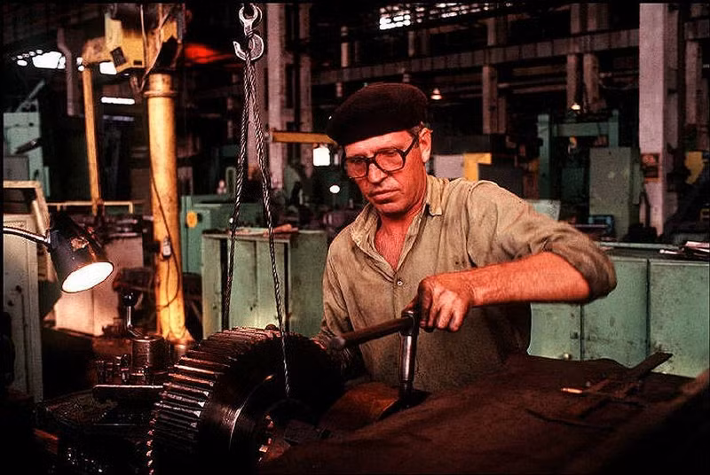 Một nhà máy ở Donetsk.