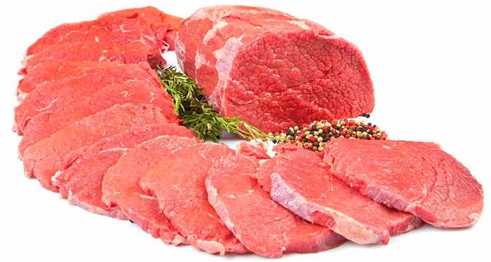  Thử thịt đỏ: Thịt đỏ có hàm lượng cholesterol cao và là cách hiệu quả để tăng cân tự nhiên dễ dàng. Thịt chứa một lượng protein và sắt cao. Bạn chỉ cần thêm một vài giọt dầu ôliu và đặt miếng thịt tươi màu đỏ trong lò nướng để có một chế độ ăn uống lành mạnh để tăng cân. Phần thịt tốt nhất như xương sườn, xương tạng, thịt lươn và thịt bò, có nguồn chất béo tốt. Ảnh: Shutterstock.