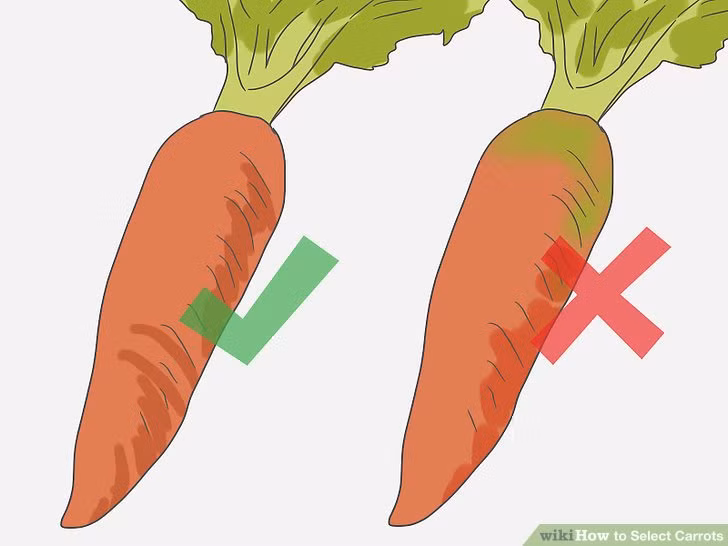Cà rốt: Chọn củ cà rốt ngon rất dễ: Chỉ cần chọn củ sáng màu, không có đốm và nhỏ. Ảnh: Deposit.