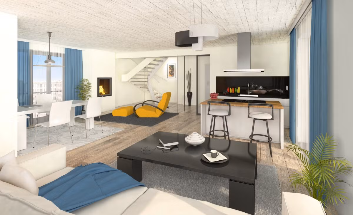 Nội thất trong mỗi căn hộ được thiết kế theo phong cách hiện đại. Ảnh: Business Insider