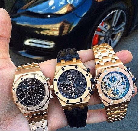 Mỗi khi ra ngoài, việc phải lựa chọn đồng hồ để đeo cũng khá mất thời gian với đám con nhà giàu. Ảnh: Business Insider