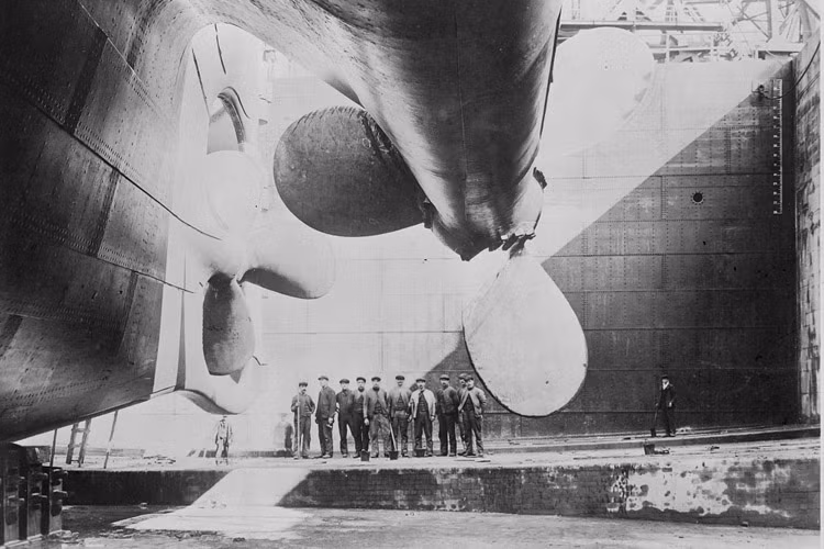Tàu Titanic đã sẵn sàng khởi hành. Ảnh: Interesting.
