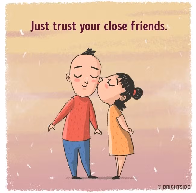 Giải pháp: Điều quan trọng là học cách tin cậy người bạn đời của mình. Thư giãn và chấm dứt việc kiểm soát người ấy. Đã đến lúc bỏ lại mọi thứ khiến bạn lo phiền hay điên tiết ở lại phía sau. Ảnh: Brightside.