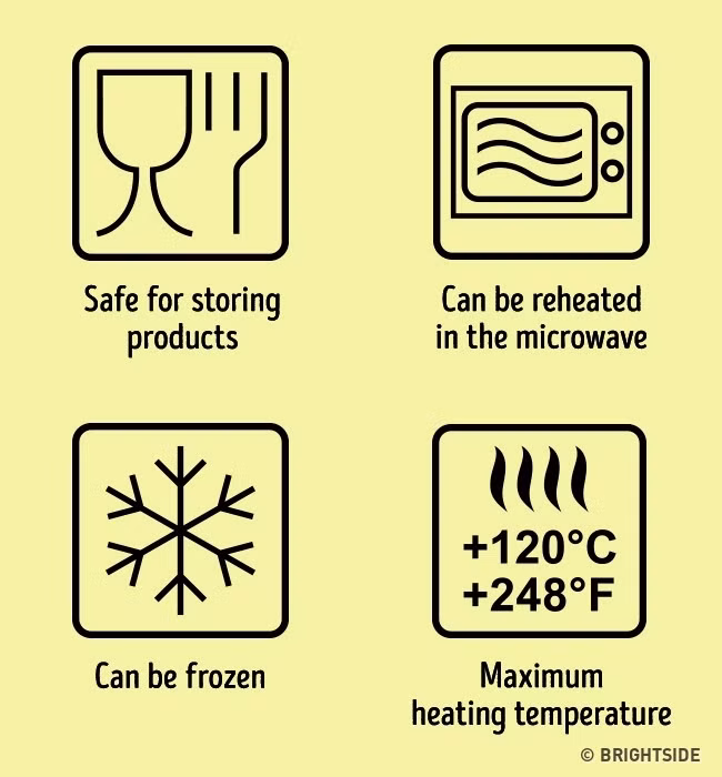 4. Lưu trữ thực phẩm trong hộp nhựa: Nhiều hộp nhựa chứa các chất hoá học nhân tạo, như phthalate và bisphenol, giúp những chiếc hộp mềm dẻo hơn. Nếu để đồ ăn lâu trong hộp nhựa, các chất đó có thể xâm nhập vào thức ăn. Khi bạn ăn, những chất này có thể có ảnh hưởng đến hệ thống nội tiết của bạn. Tốt hơn là giữ thực phẩm trong các hộp chứa bằng thủy tinh, thép không rỉ hoặc vật liệu gốm. Ảnh: Brightside.