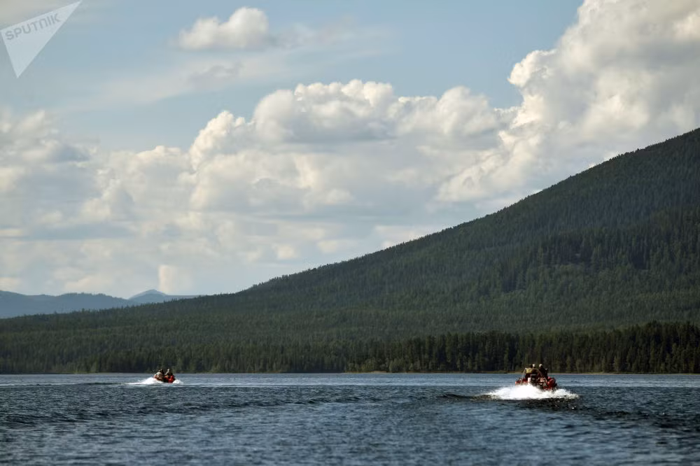 Bức ảnh cho thấy vẻ đẹp của thiên nhiên rừng núi ở Tuva. Ảnh: Sputnik.