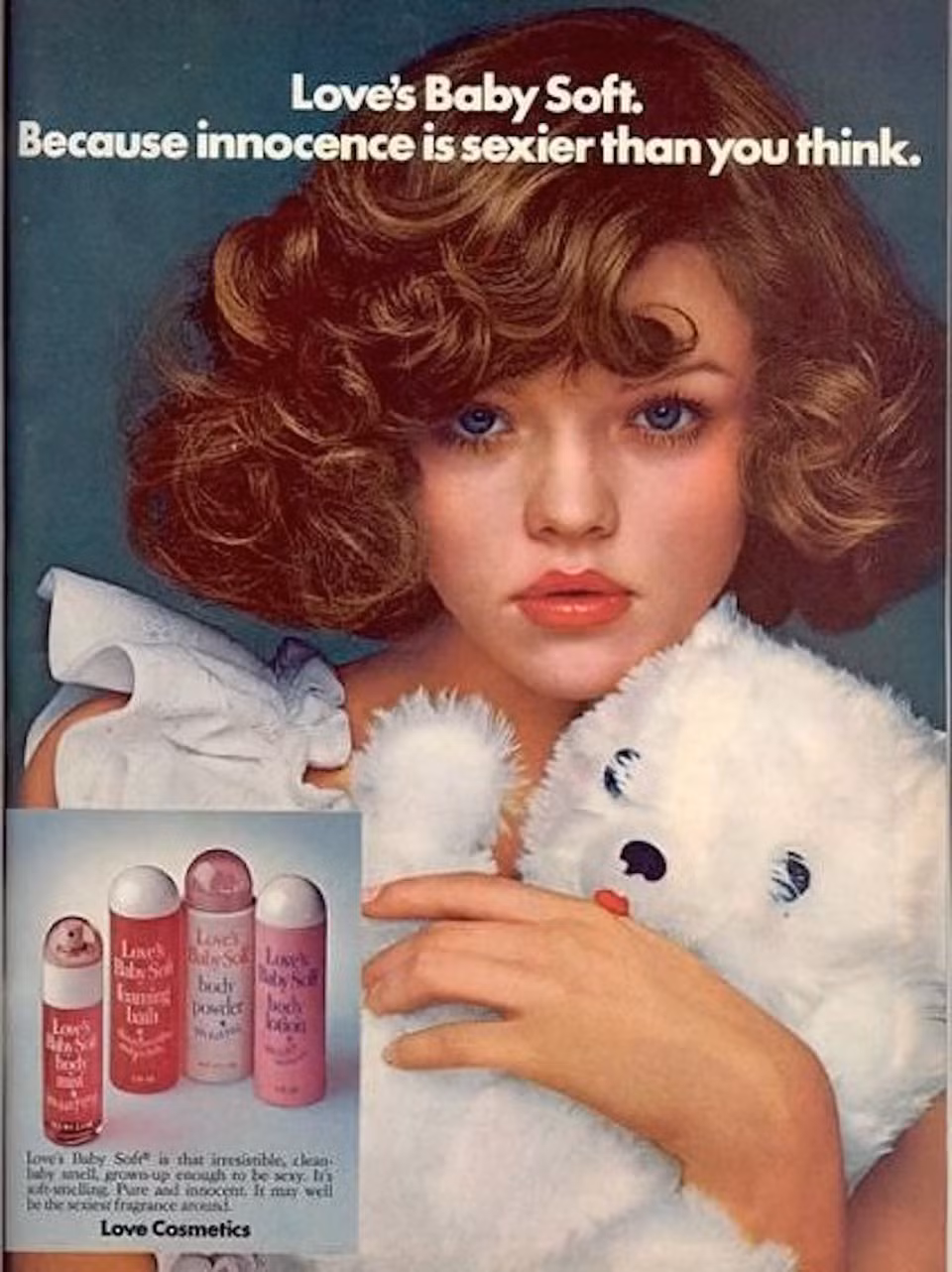 Baby Soft đã dùng hình ảnh trẻ nhỏ để quảng cáo sản phẩm vào những năm 1970.