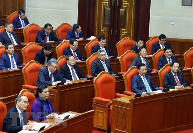 Trung ương cũng sẽ thảo luận, cho ý kiến về việc tổng kết thực hiện Chỉ thị 36-CT/TW của Bộ Chính trị Khóa XI về Đại hội Đảng bộ các cấp, tiến tới Đại hội đại biểu toàn quốc lần thứ XII của Đảng và Dự thảo Chỉ thị của Bộ Chính trị Khóa XII về Đại hội Đảng bộ các cấp, tiến tới Đại hội đại biểu toàn quốc lần thứ XIII của Đảng. Ảnh: TTXVN.