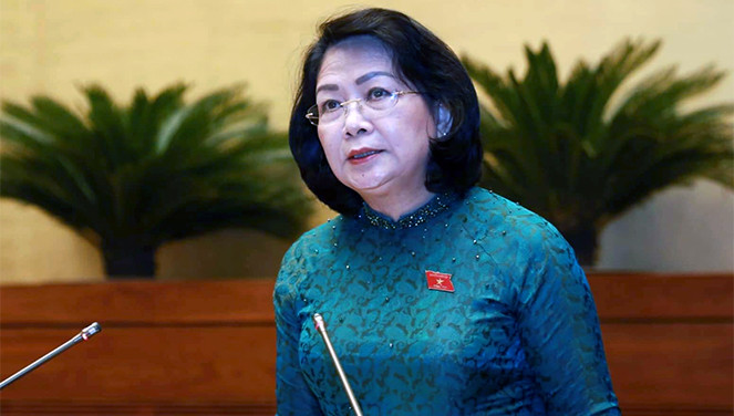 Pho chu tich nuoc thay Chu tich nuoc Nguyen Phu Trong trinh Quoc hoi Cong uoc 98