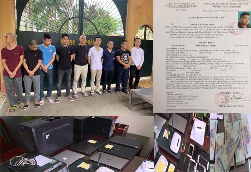 Triet pha duong day danh bac “khung” 4000 ty, bat 9 doi tuong