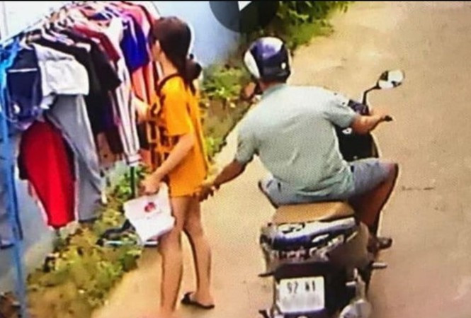 Thanh nien chay xe may sam so co gai o QN: phat 200k... bien thai tang manh?